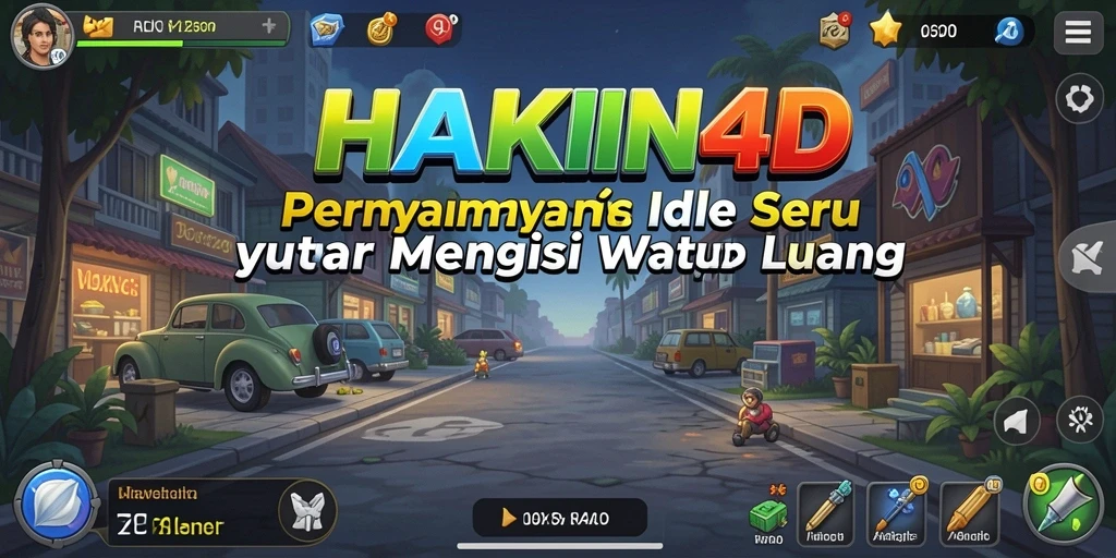Tampilan utama HAKIN4D dengan gameplay yang menarik dan seru.