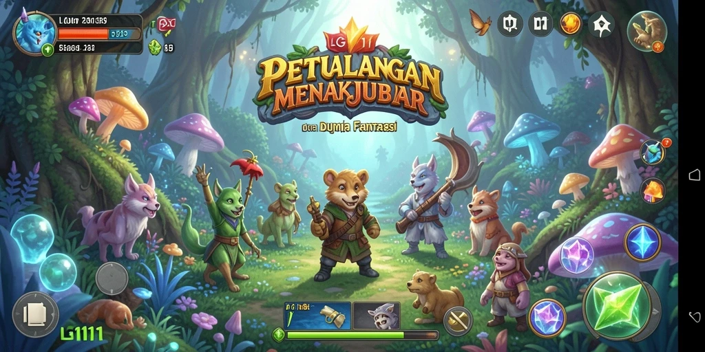 Tampilan gameplay LG111 yang mendebarkan di dunia petualangan penuh tantangan.