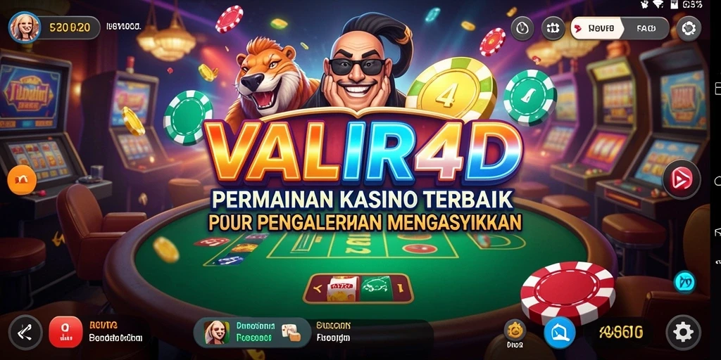 Gameplay menarik di VALIR4D dengan beragam pilihan permainan Kasino.